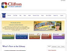 Tablet Screenshot of cliftonpl.org